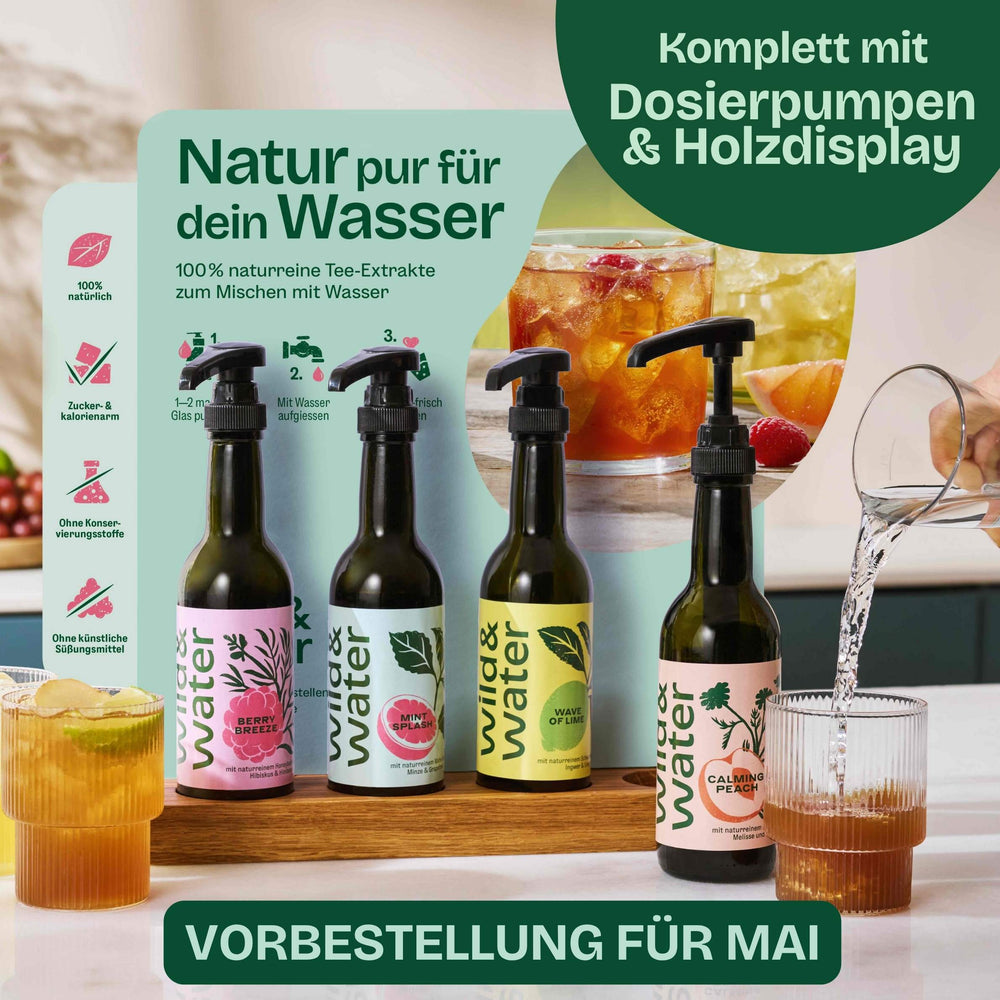 VORBESTELLUNG FÜR MAI: Wild&Water Display zu einfachen Selbstbedienung